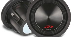 Alpine SWR-8D2 8" 1000W Car Audio Subwoofer