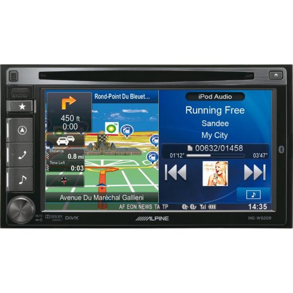 Alpine INE-W920R CD, DVD, iPhone, Bluetooth, Navigation